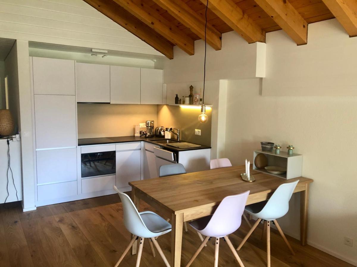 Moderne Dachwohnung Naehe Zermatt Mit Balkon Tasch Ngoại thất bức ảnh